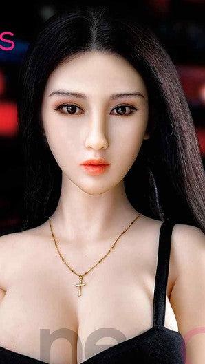 Fire Doll - Bea - Silicone Sex Doll Head - Natural - Lucidtoys