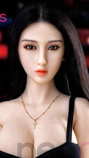 Fire Doll - Bea - Silicone Sex Doll Head - Natural video