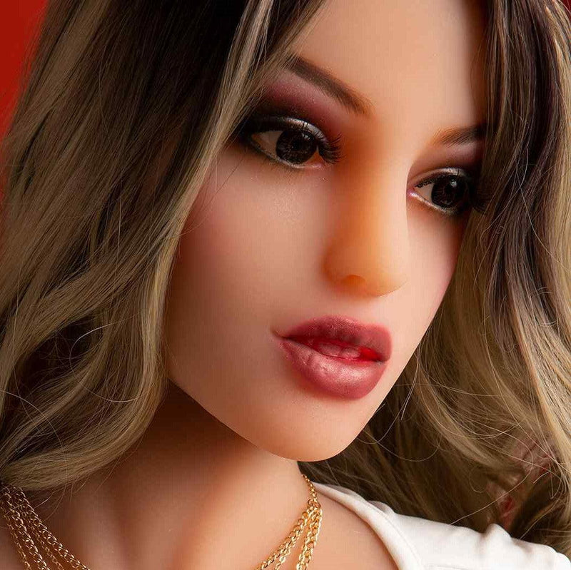 Fire Doll - Winni - Sex Doll Head - Light Tan video
