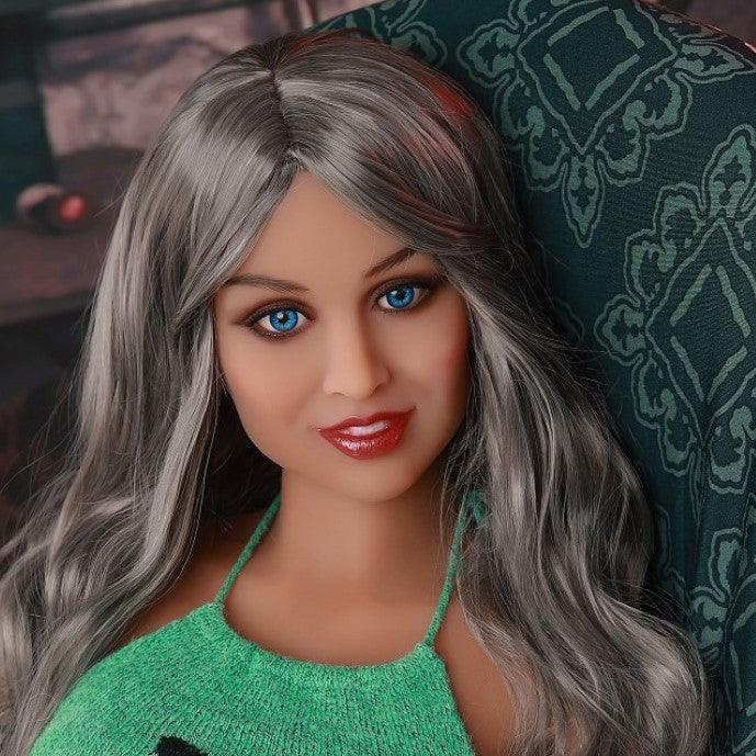 Neodoll Girlfriend Maggie - Sex Doll Head - M16 Compatible - Tan - Lucidtoys