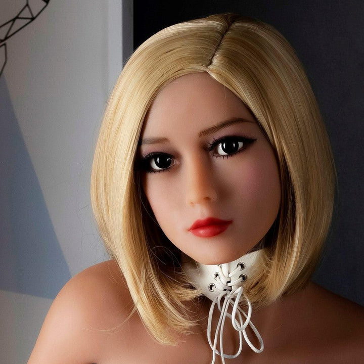 Neodoll Girlfriend Amalia - Sex Doll Head - M16 Compatible - Tan - Lucidtoys