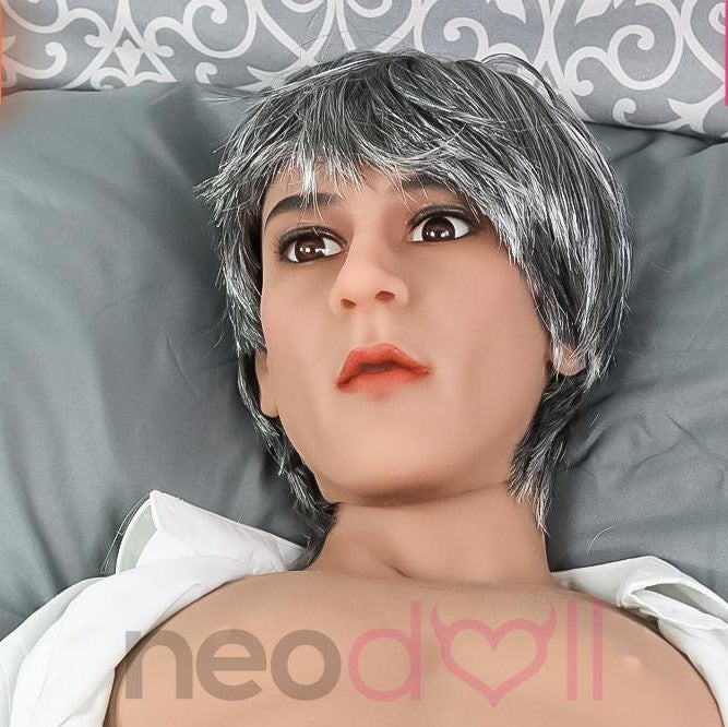 Neodoll Allure - Mick - Male Sex Doll Head - M16 Compatible - Brown video