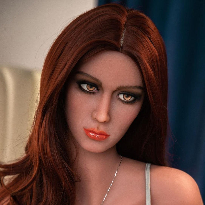 Neodoll Girlfriend Jenna - Sex Doll Head - M16 Compatible - Tan - Lucidtoys