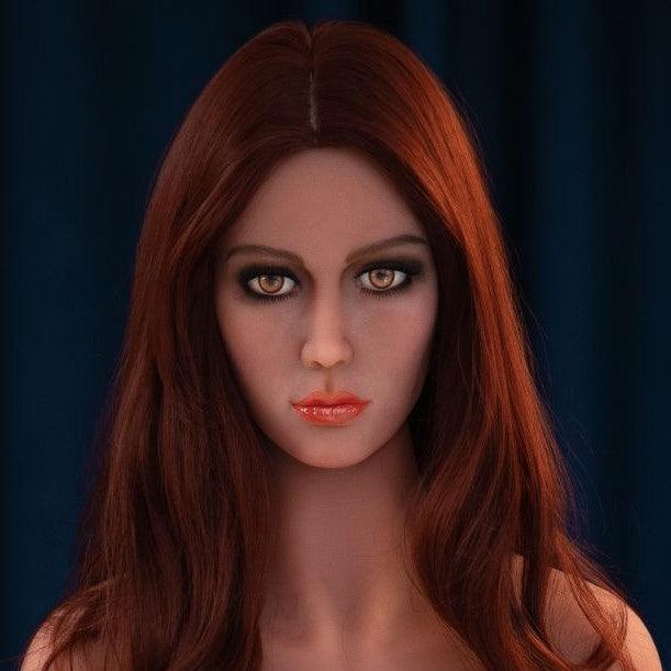 Neodoll Girlfriend Jenna - Sex Doll Head - M16 Compatible - Tan - Lucidtoys