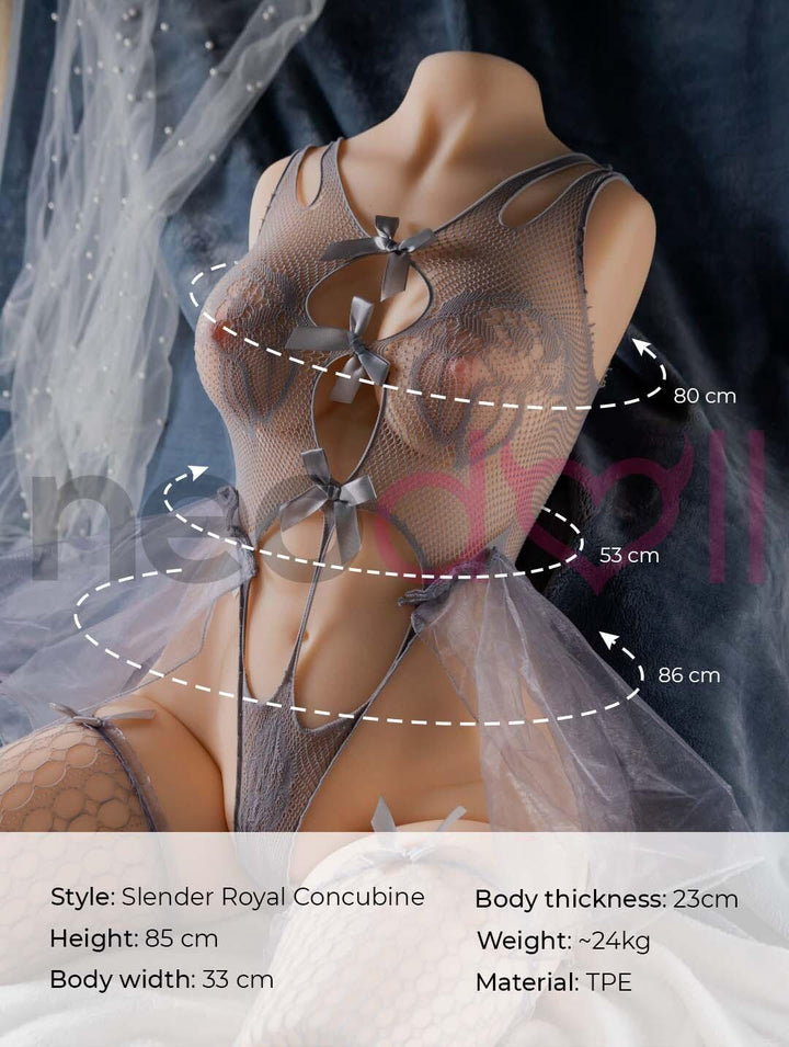 Neodoll Girlfriend Sex Doll Torso- Upgraded Skeleton & Ribs - Natural - 24kg - Lucidtoys