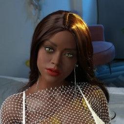 Neodoll Racy - Rachel - Sex Doll Head - Black - Lucidtoys