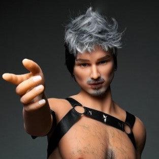 Neodoll Racy - Kelvin - Male Sex Doll Head - Tan - Lucidtoys