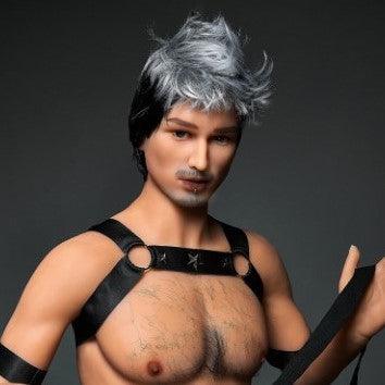Neodoll Racy - Kelvin - Male Sex Doll Head - Tan - Lucidtoys