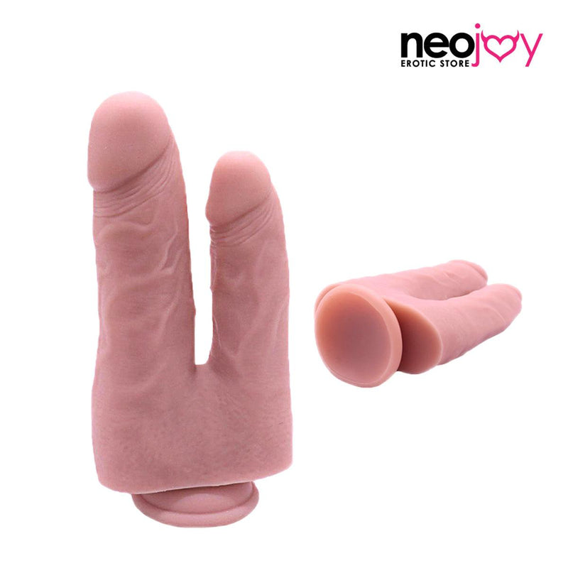 Neojoy - Realstic Silicone Dildo With Suction Cup - 16cm - 642gm - Flesh video