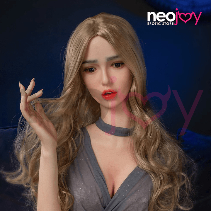 Youqdoll - Madalyn - Silicone Sex Doll Head - Natural - Lucidtoys