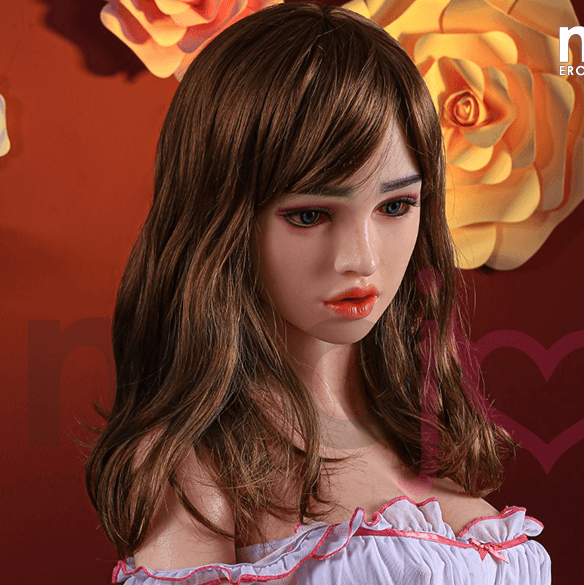 Youqdoll - Laney - Silicone Sex Doll Head - Natural - Lucidtoys