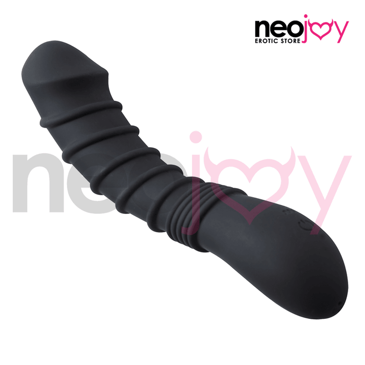 Neojoy - Double Wild Ribbed Vibe - Black - Lucidtoys