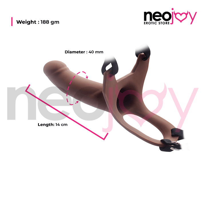 Neojoy Hollow Strap-On 6.7inch - Lucidtoys