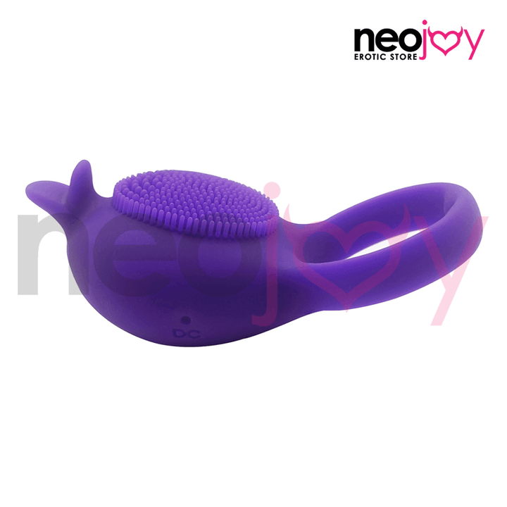 Neojoy Silicone Love Ring - Dolphin - Purple - Lucidtoys