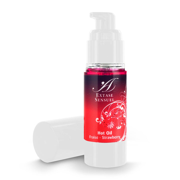 Extase Sensuel - Hot Oil Strawberry 30 ml - Lucidtoys