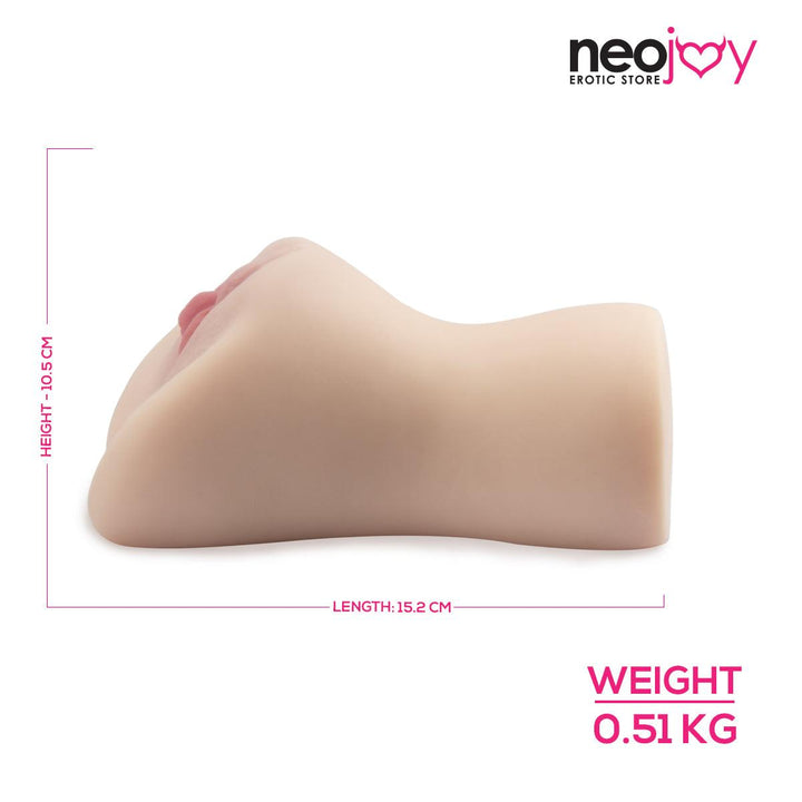 Neojoy - Two holes Pussy stroker - 15.2CM - Light Skin - Lucidtoys