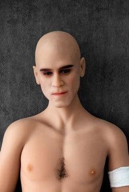 Allure Head - Male Sex Doll Head - M16 Compatible - Tan - Lucidtoys