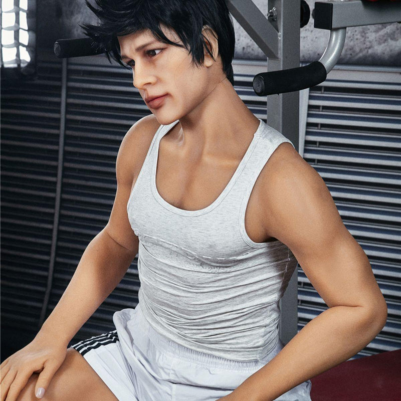 Neodoll Racy Nicholas - Male Realistic Sex Doll - 162cm - Tan -24cm Penis video