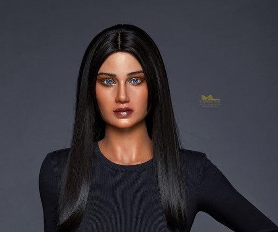 Neodoll Racy - Hailey - Silicone Sex Doll Head - Tan video