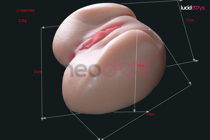 Neodoll Allure - Cute whole real texture big Butt - 2.2KG - Tan - Lucidtoys