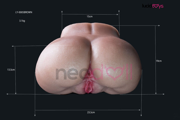 Neodoll Allure - Cute whole real texture big Butt - 3.1KG - Tan