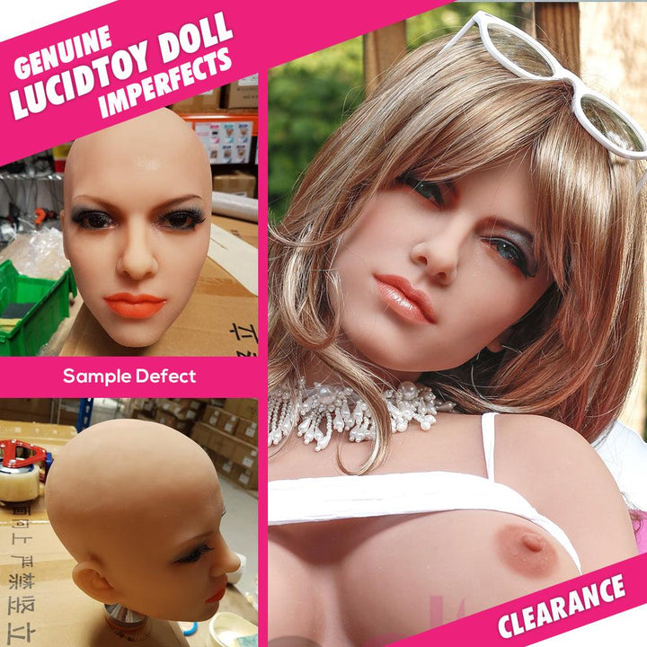 Clearance item RF166 - Neodoll Allure Sex Doll Head - Tan - Lucidtoys