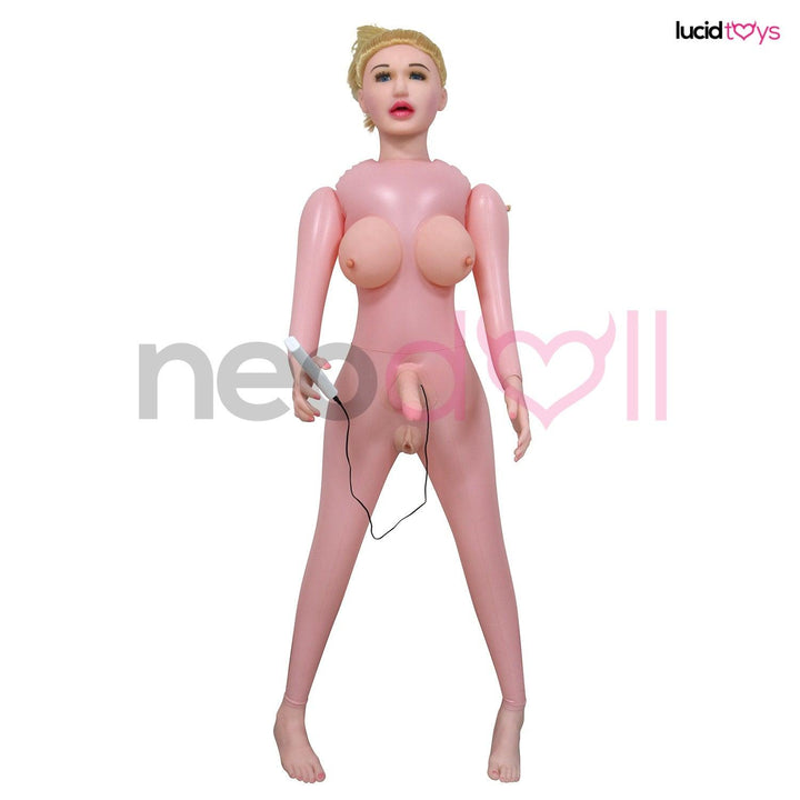Dioshi - Inflatable Doll With Water Injectable Breasts - 155cm - Skin Color
