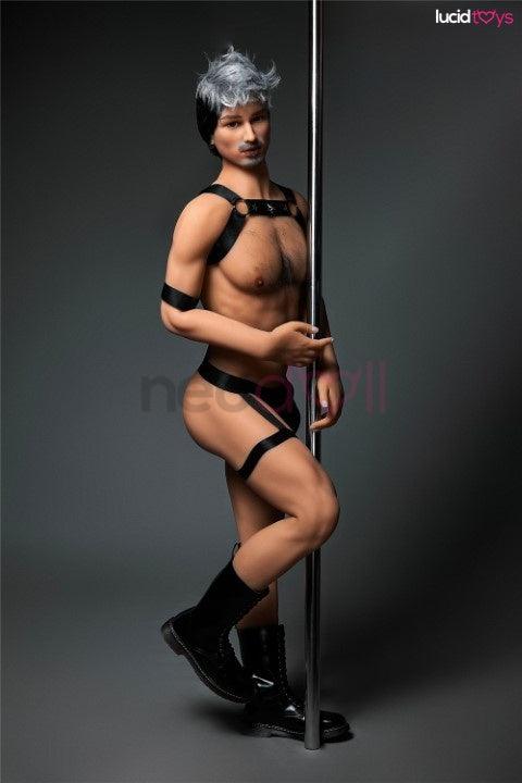 Neodoll Racy Kelvin - Realistic Male Sex Doll - 175cm - Tan - 15cm - Penis - Lucidtoys