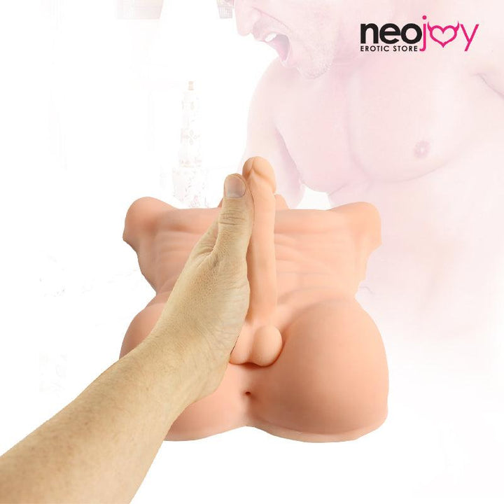 Neojoy - Male Torso Masturbator - Flesh - 10.8 KG - Lucidtoys