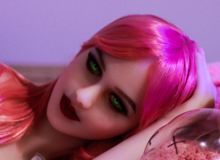 SoulMate Dolls - Alyssa Head - Sex Doll Heads - White - Lucidtoys