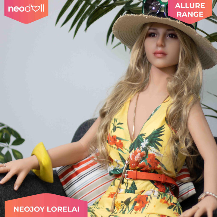 Neodoll Allure - Lorelai - Silicone TPE Hybrid Sex Doll - 157cm - Tan - Lucidtoys