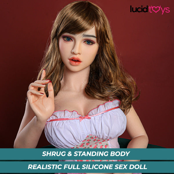 Youqdoll - Laney - Realistic Full Silicone Sex doll - 163cm - Natural