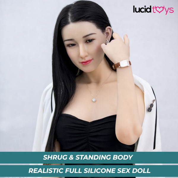 Youqdoll - Shaniya - Realistic Full Silicone Sex doll -160 cm - Natural