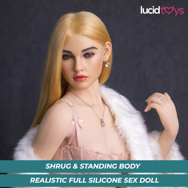 Youqdoll - Stella - Realistic Full Silicone Sex doll -160 cm - Natural