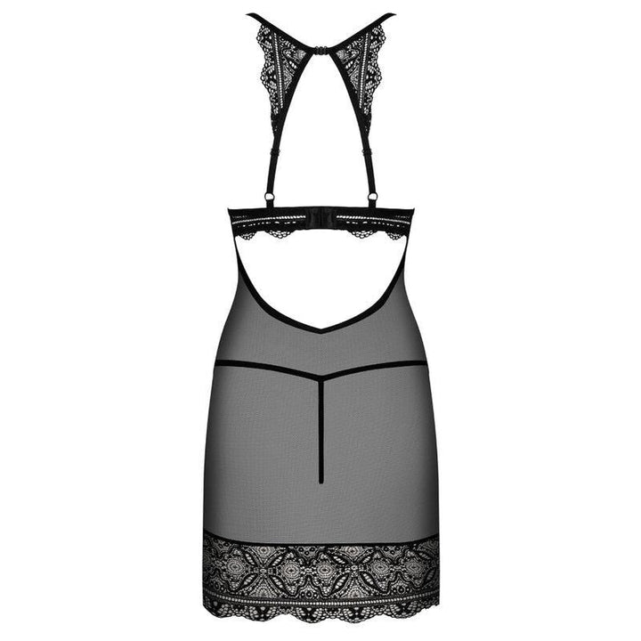 OBSESSIVE - RENELIA CHEMISE AND THONG L/XL - Lucidtoys