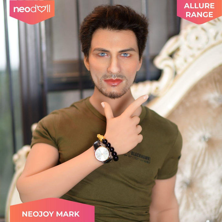 Neodoll Allure Mark - Realistic Male Sex Doll - 170cm - Tan - 23 cm Penis - Lucidtoys