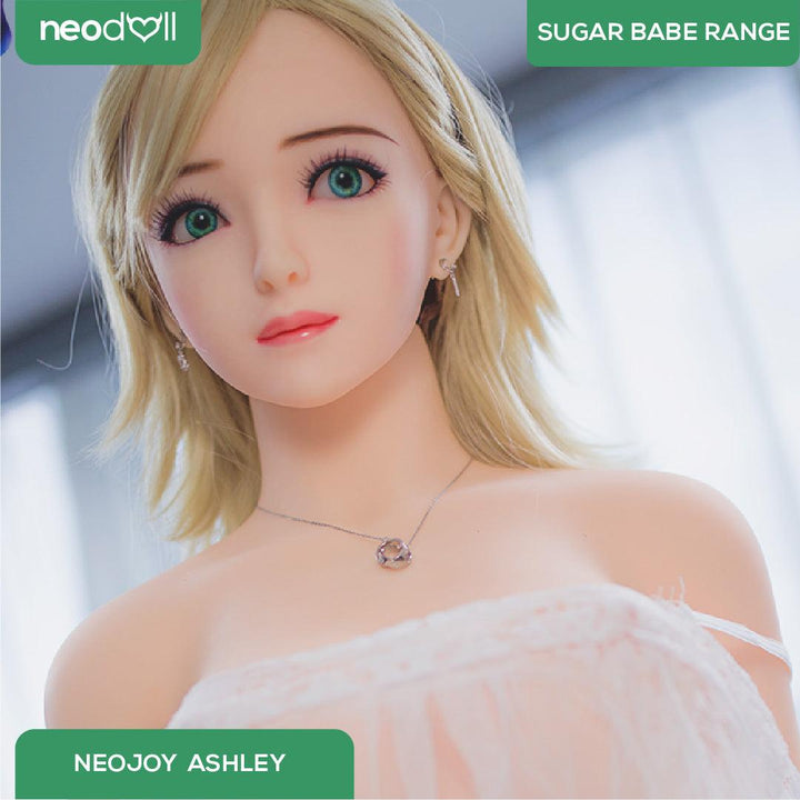 Neodoll Sugar Babe - Ashley - Realistic Sex Doll - Gel Breast - Uterus - 148cm - White - Lucidtoys