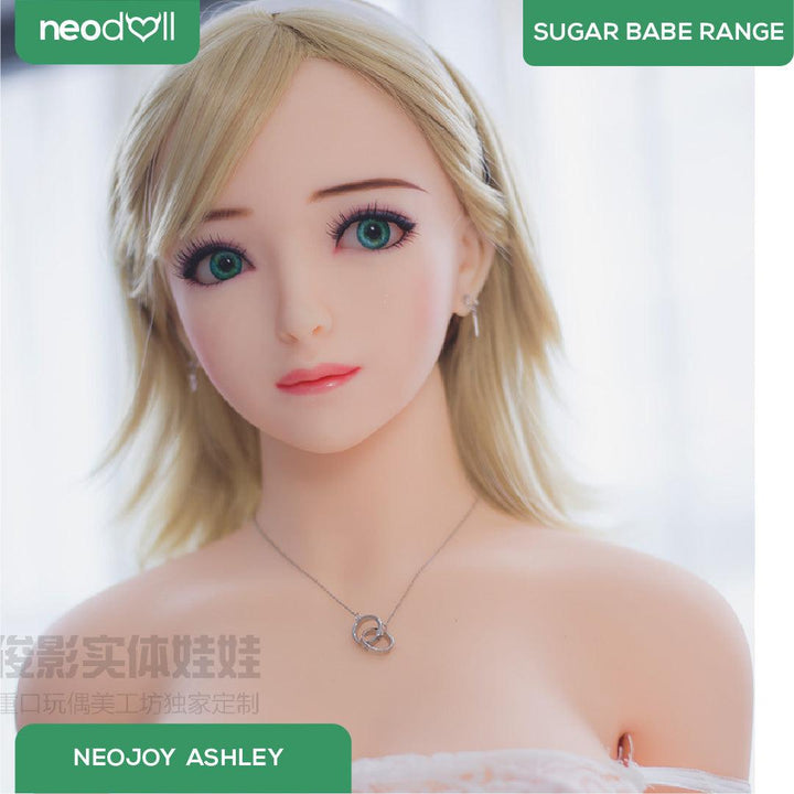Neodoll Sugar Babe - Ashley - Realistic Sex Doll - Gel Breast - Uterus - 148cm - White - Lucidtoys