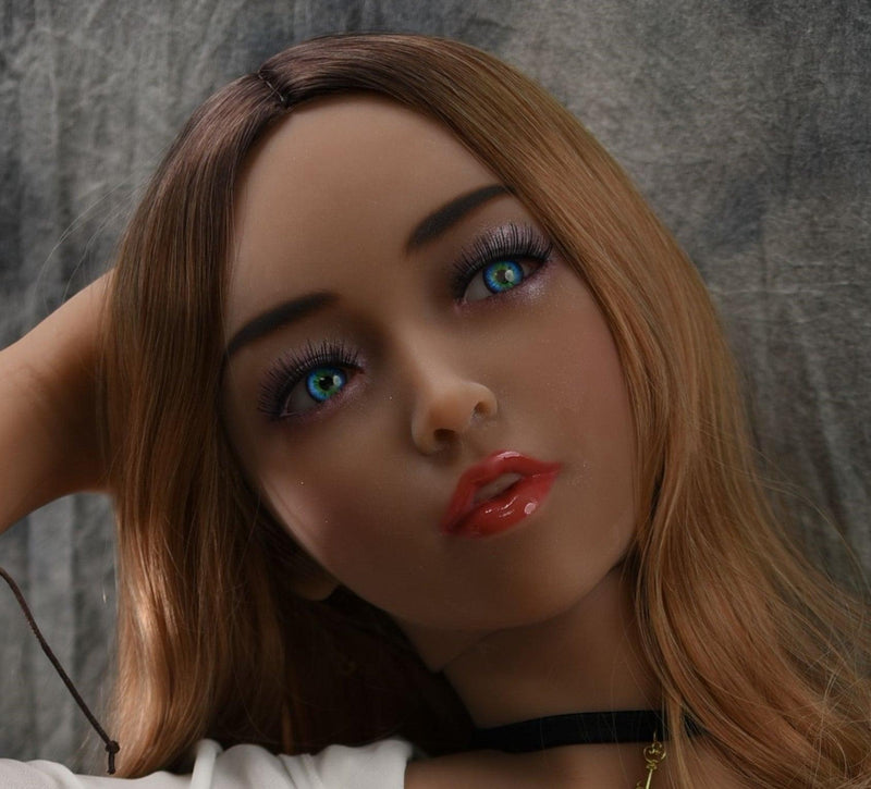 YouQ Head - Sex Doll Head- M16 Compatible - Brown video
