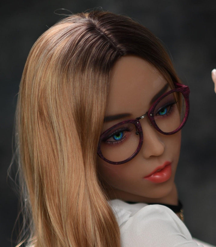 YouQ Head - Sex Doll Head- M16 Compatible - Brown - Lucidtoys