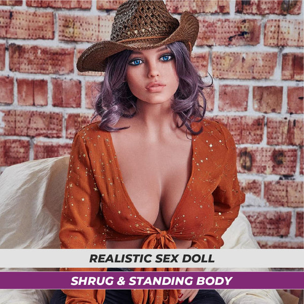 Neodoll Racy Doria - Realistic Sex Doll - 156cm Fat Body - Brown