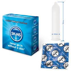 Skins Natural Condoms - Lucidtoys