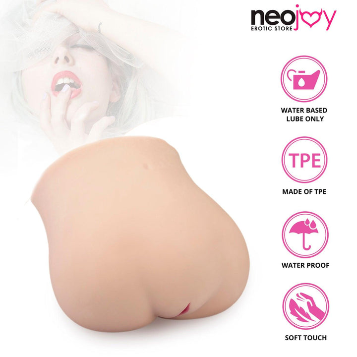 Neojoy Soft Vagina Stroker Sex Doll TPE Realistic Vagina & Ass-Flesh Colour - 4kg - Lucidtoys