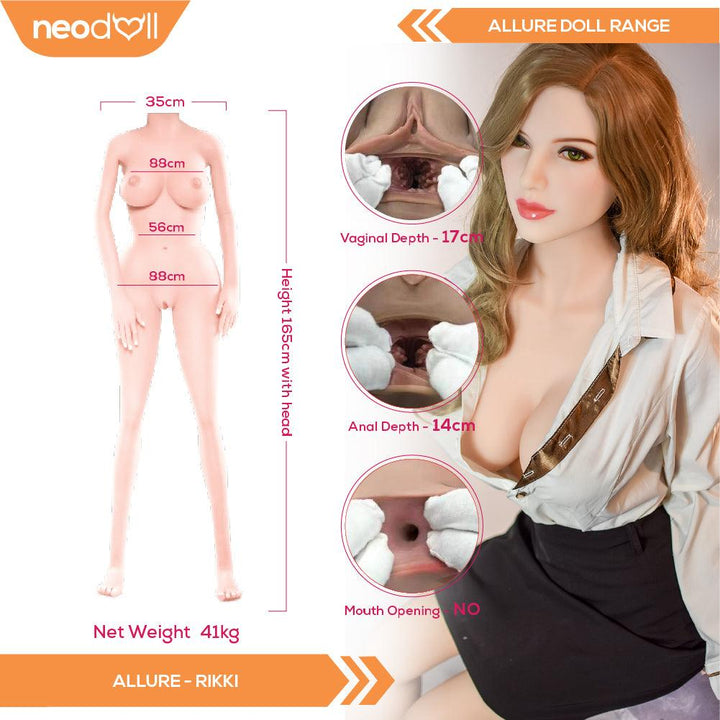 Neodoll Allure Rikki - Realistic Sex Doll - 165cm - Tan - Lucidtoys