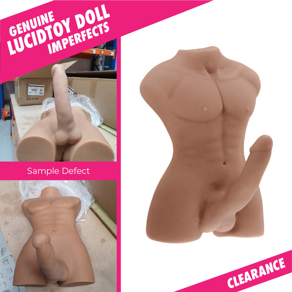 RF362 - Clearance item  - Neojoy Realistic Dildo Male Sex Doll TPE - Brown 8.9 KG
