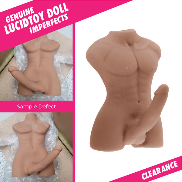 RF363 - Clearance item - Neojoy Realistic Dildo Male Sex Doll TPE - Brown 8.9 KG