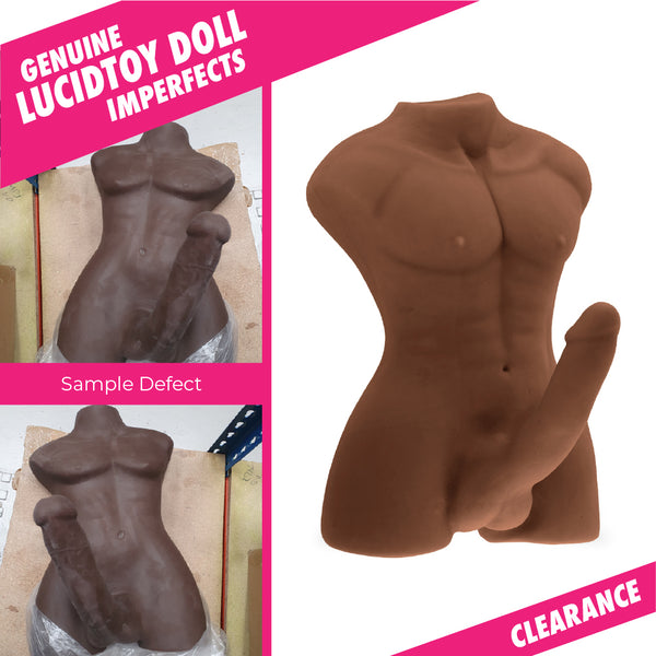 RF364 - Clearance item  - Neojoy Realistic Dildo Male Sex Doll TPE - Brown 8.9 KG