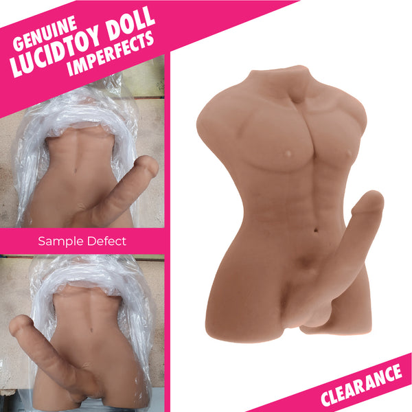 RF365 - Clearance item - Neojoy Realistic Dildo Male Sex Doll TPE - Brown 8.9 KG