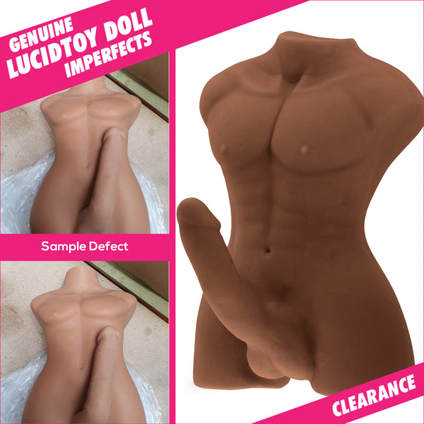 RF371 - Clearance item - Neojoy Realistic Dildo Male Sex Doll TPE - Brown 8.9 KG
