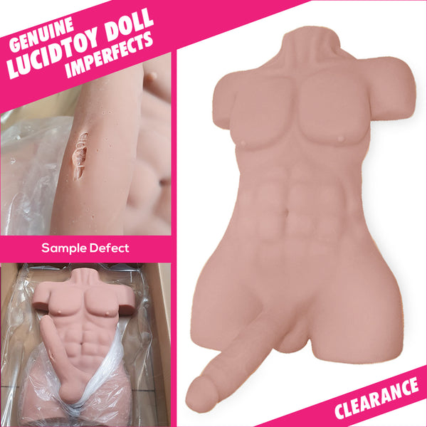 RF382 - Clearance item- Neojoy Realistic Dildo Male Torso Sex Doll TPE - 11.8KG